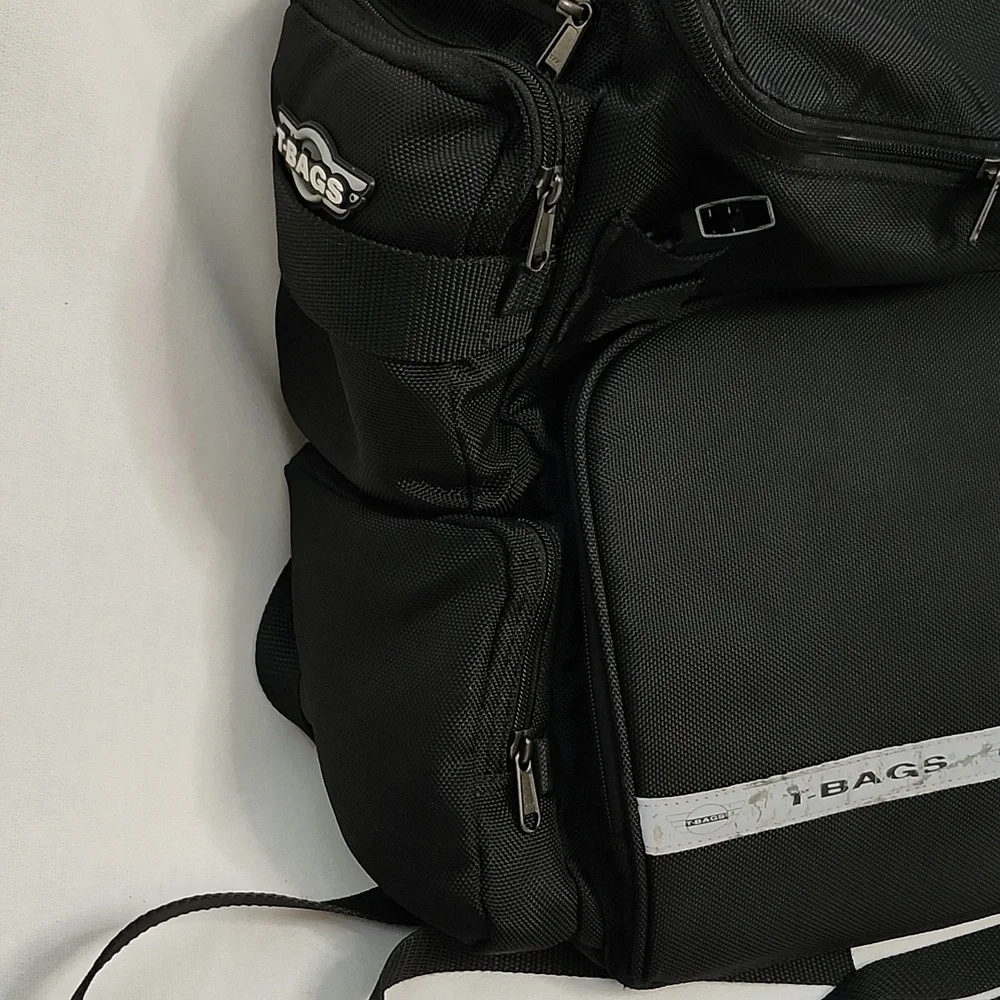 T-Bags Custom Black Convertible Travel Bag Set